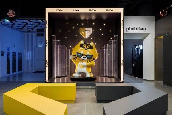 GGX에 마련된 젠지 마스코트 '젠랑' 포토존  (젠지 e스포츠 제공)