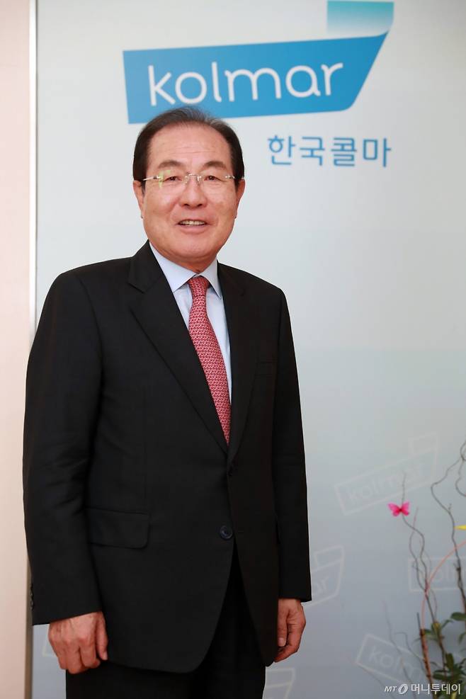머투초대석 인터뷰 윤동한 한국콜마 회장 /사진=임성균 기자 tjdrbs23@