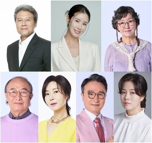 제이와이드컴퍼니(천호진), 하이퍼스토리(이태란), KBS(반효정), KBS(윤주상), 인연엔터테인먼트(김희정), KBS(박성근), 누아엔터테인먼트(김정영)