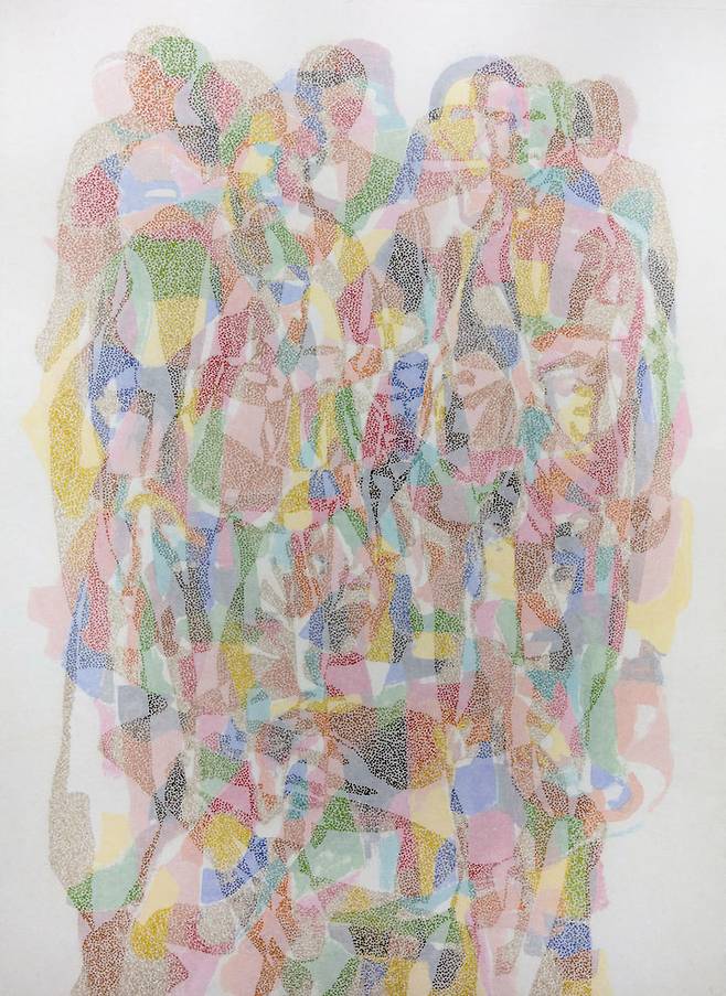 이길우, All kinds of things025-6 2025 91x130cm Incense, Mixed media on hanji paper *재판매 및 DB 금지