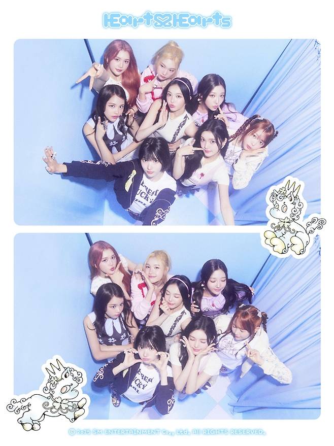 오늘(18일) 저녁 6시 신곡 '스타일'을 발표하는 신인 걸그룹 하츠투하츠. 하츠투하츠 공식 트위터