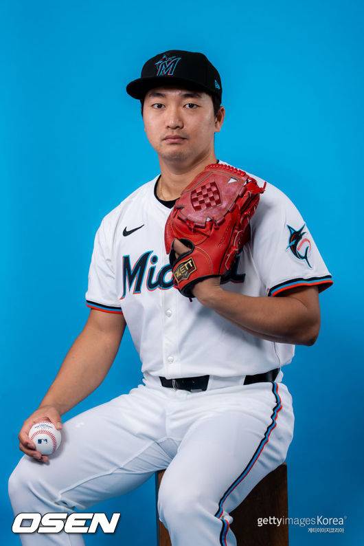 [사진] 마이애미에서 방출된 고우석. ⓒGettyimages(무단전재 및 재배포 금지)