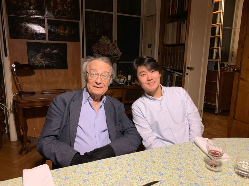 피아니스트 조성진이 페이스북에 피아니스트 알프레드 브렌델을 추모하는 글을 올렸다. 페북 캡처