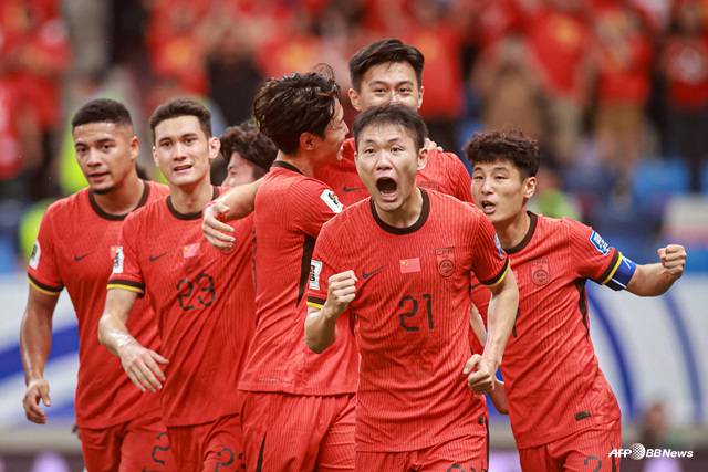 중국 축구대표팀. /AFPBBNews=뉴스1