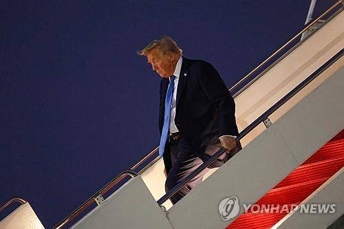 캐나다 G7 참석후 귀국한 트럼프 미 대통령 [워싱턴 로이터=연합뉴스 재판매 및 DB금지]