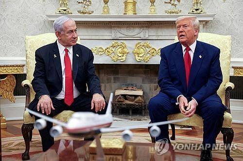 트럼프와 네타냐후 [로이터 연합뉴스 자료사진 재판매 및 DB금지]