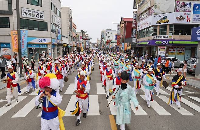 2024년 양양 문화제 시가 행진 [양양군 제공. 재판매 및 DB 금지]