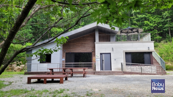 경북 문경시 대야산휴양림-숲속의집 601호. ⓒ산림청