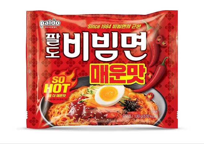팔도 비빔면 매운맛.(팔도 제공)