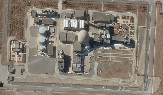 2025년 2월 15일 이란 중서부 아라크의 핵 시설을 촬영한 맥사테크놀러지의 위성사진. 2025.2.15 ⓒ 로이터=뉴스1 ⓒ News1 강민경 기자