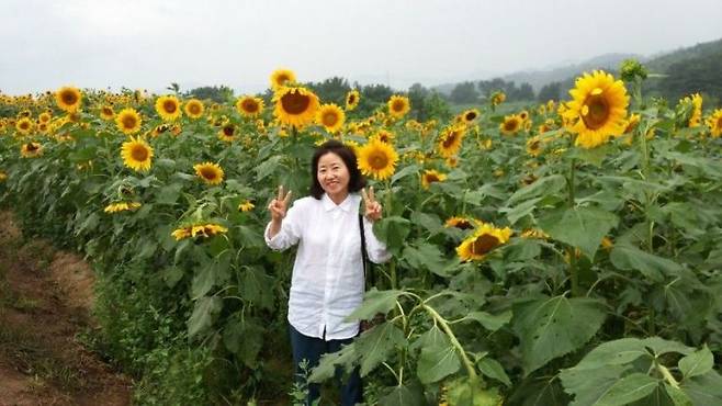 뇌사장기기증으로 2명에게 새 생명 선물한 한인애씨. 한국장기조직기증원