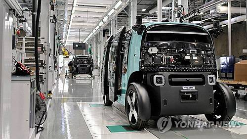 아마존 로보택시 공장. 헤이워드(미 캘리포니아주) AP=연합뉴스