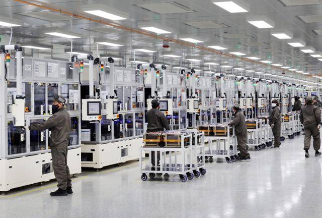 미국 조지아주에 위치한 SK온 공장 내부. SK온 제공