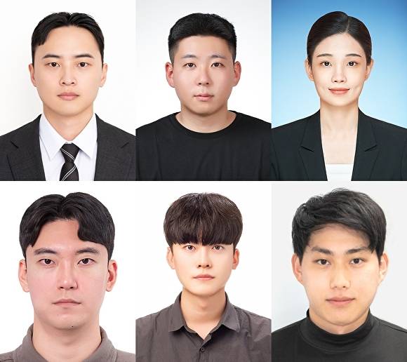 석사과정 유형 선발된 진경수(전자전기공학부) 학생, 박사과정 유형은  박시현(응용생명과학과)·서정화(통계학과)·이유성(지질학과)·김용환(생명과학부)·신현길(에너지융합 및 기후변화학과) 학생(위 왼쪽부터 아래왼쪽부터) [사진=경북대학교]