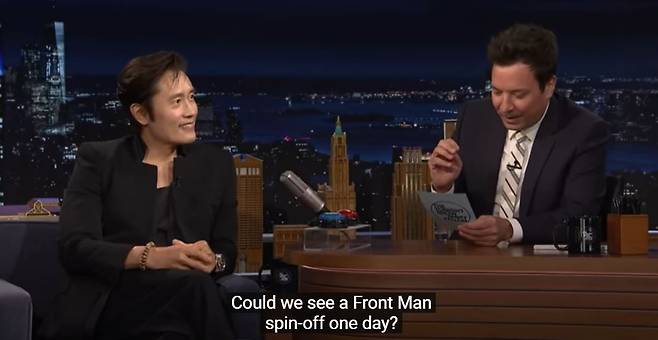 "The Tonight Show Starring Jimmy Fallon," starring Lee Byung-hun (left) and Jimmy Fallon ("The Tonight Show Starring Jimmy Fallon" official YouTube)