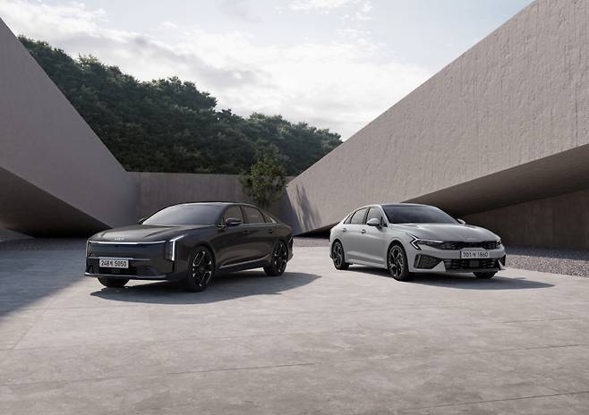 The 2026 K5·The 2026 K8 외장. 기아 제공&nbsp;