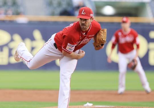 역투하는 SSG선발 앤더슨. 사진=연합뉴스