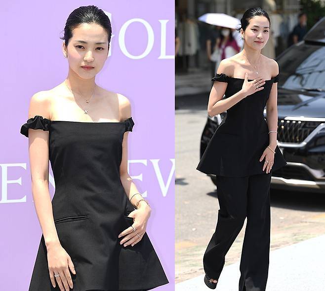 김태리가 서울 성수동을 품격 있게 물들였다. 사진=천정환 기자