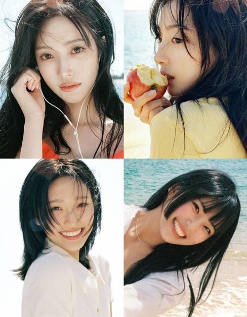 하이키가 여름 햇살보다 눈부신 비주얼로 컴백 열기를 달궜다. 사진=GLG