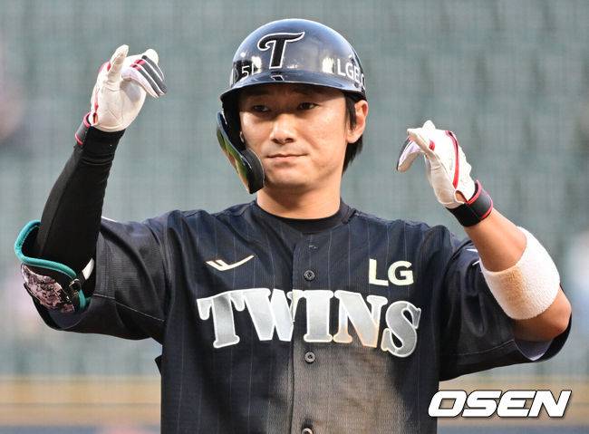 [OSEN=조은정 기자] LG 신민재. 2025.06.18 /cej@osen.co.kr