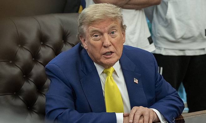 도널드 트럼프 미국 대통령. UPI연합뉴스