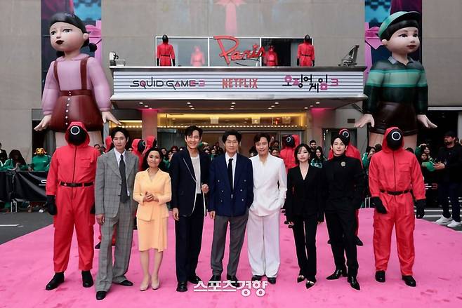 ‘오징어게임’ 시즌3 뉴욕 프리미어 이벤트 현장. 넷플릭스 제공