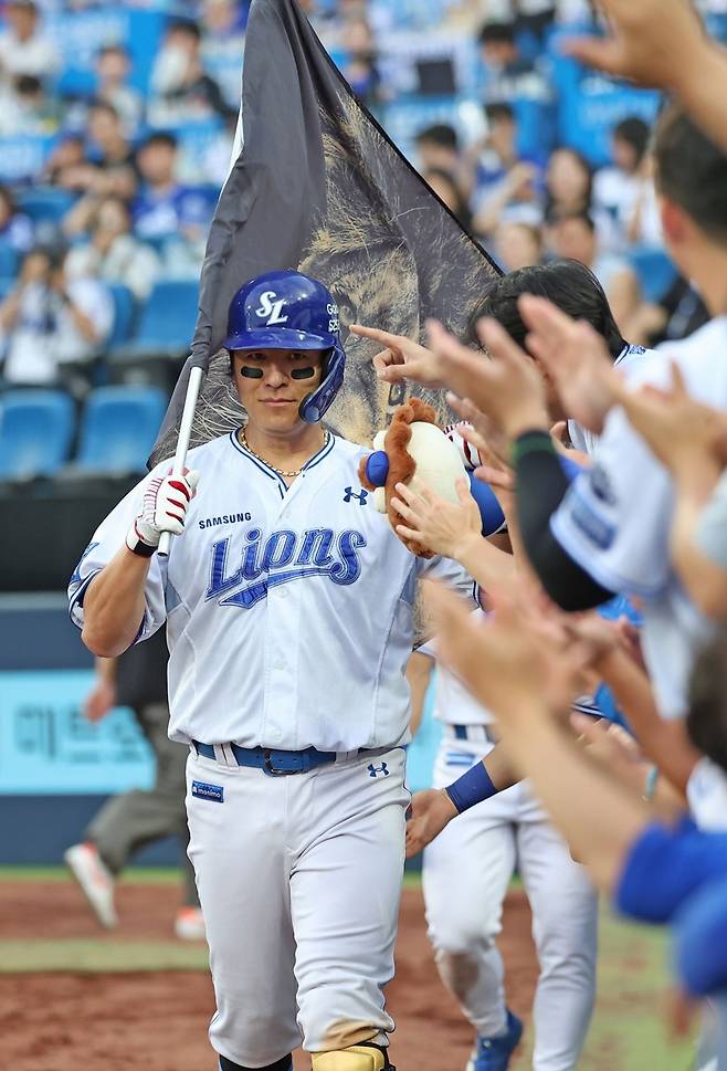 ▲ 강민호 재계약 여부는 삼성에게도 중요한 이슈다 ⓒ 삼성 라이온즈