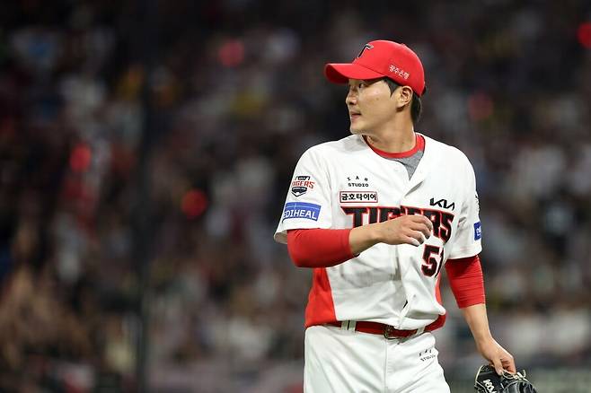 ▲ 최근 경기력이 살아나며 KIA 불펜 안정에 큰 힘을 보태고 있는 전상현 ⓒKIA타이거즈