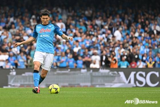 나폴리 시절 김민재의 모습. /AFPBBNews=뉴스1
