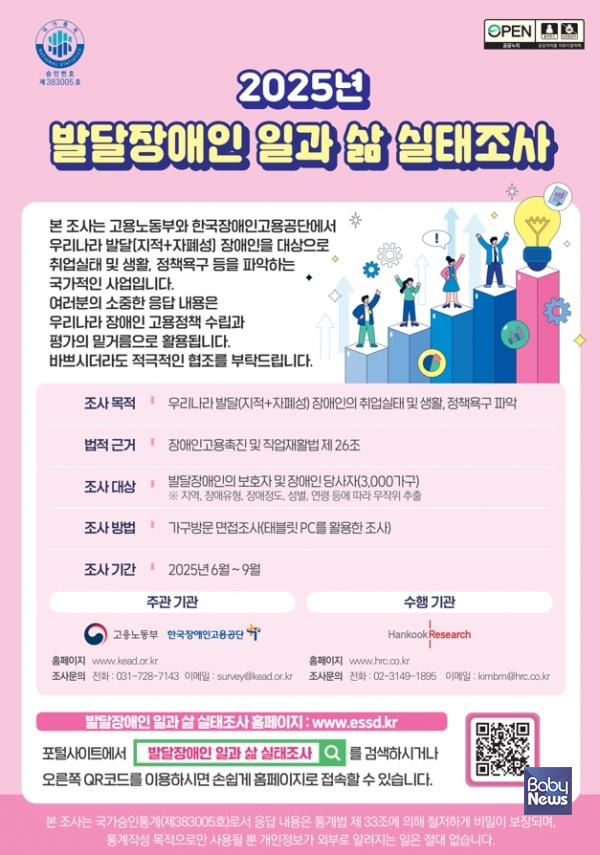 2025년 장애인고용 통계조사 포스터. ⓒ한국장애인고용공단