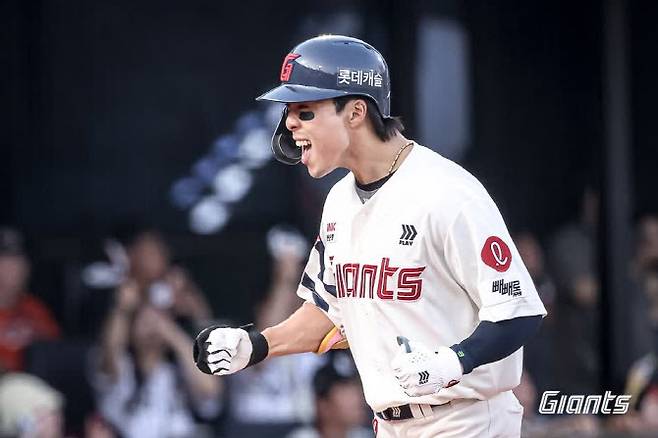 황성빈, 장두성의 뒤를 이어 ‘롯데 육상부’를 책임지는 김동혁. 사진=롯데자이언츠