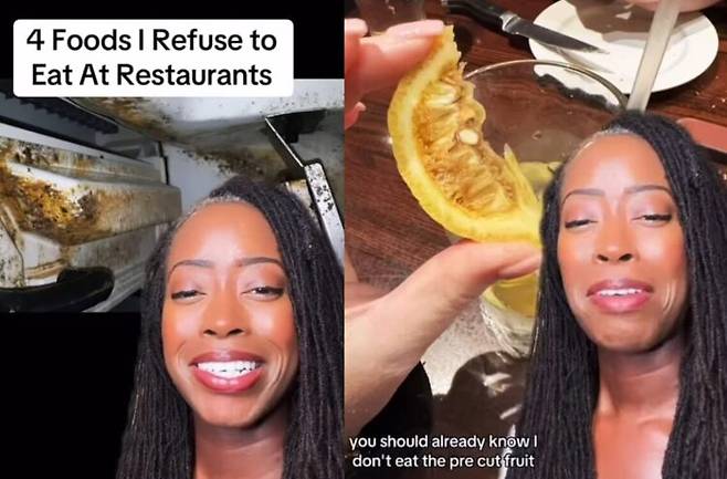 미국의 한 의사가 외식 시 식중독 위험이 높아 반드시 피해야 할 4가지 식품을 공개하며 주의를 당부했다. [사진=SNS]