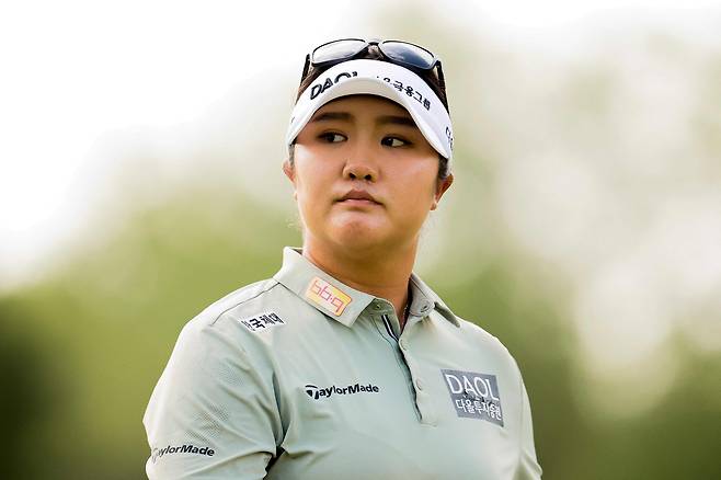 유해란이 19일 미국 텍사스주 필즈 랜치 이스트에서 열린 LPGA 투어 KPMG 여자 PGA 챔피언십 1라운드 14번홀에서 경기하고 있다./AFP 연합뉴스