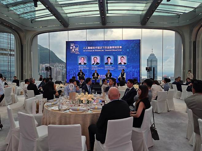 DL패밀리오피스와 크래프트 테크놀로지스의 플랫폼 런칭 행사. /민서연 기자