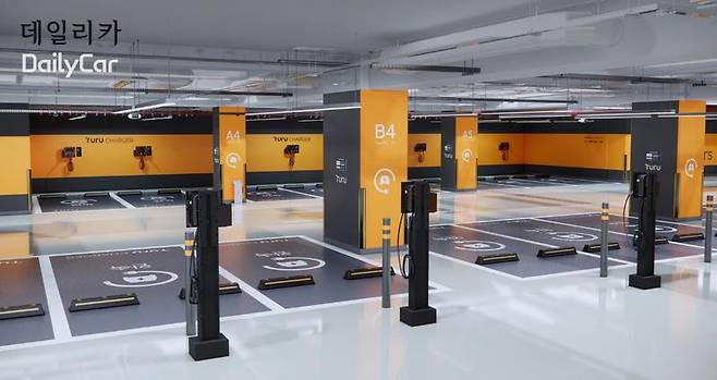 투루차저 충전소 전경