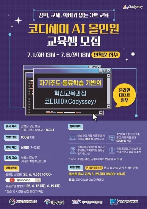 코디세이 AI 올인원 포스터. 사진=이노베이션아카데미 제공