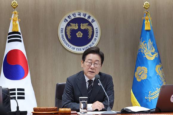이재명 대통령이 지난 19일 용산 대통령실에서 열린 국무회의에서 발언하고 있다. 2025.6.19 [사진=연합뉴스]