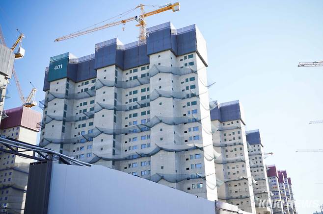 서울의 한 아파트 공사 현장. 쿠키뉴스 자료사진