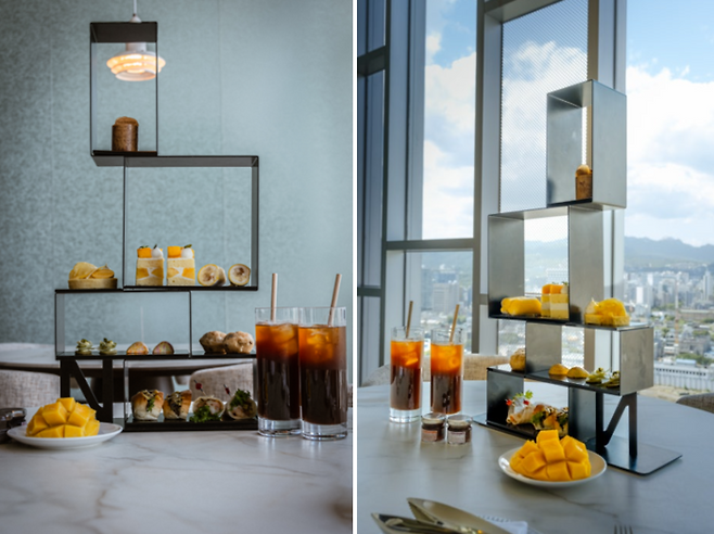 망고 & 트로피칼 애프터눈티 세트 / 사진=조형주 여행+ PD