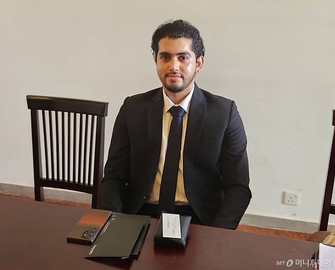 스리랑카 화장품 수입업체 오리온의 야지타 대표. /사진=김사무엘 기자