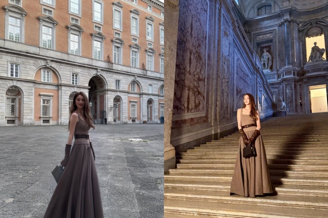 배우 이성경이 이탈리에에서 열린 패션쇼에 참석했다. / 이성경 인스타그램 캡처