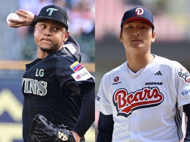 LG 에르난데스-두산 곽빈./마이데일리, 두산 베어스