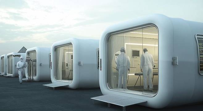 3전시관-한국과학기술원(KAIST), 볼륨스퀘어(Volume Square)_특수 재난 대응 모바일 팝업(Pop-up) 병원 *재판매 및 DB 금지