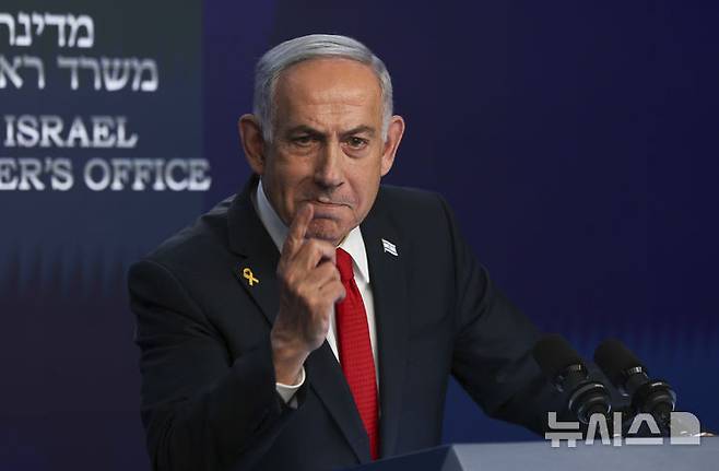 [예루살렘=AP/뉴시스] 베냐민 네타냐후 이스라엘 총리. (사진=뉴시스DB)