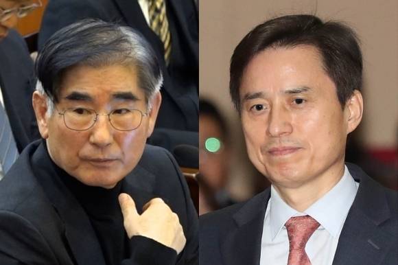 김용현(왼쪽) 전 국방부 장관, 조은석 내란 특별검사. 헌법재판소·연합뉴스