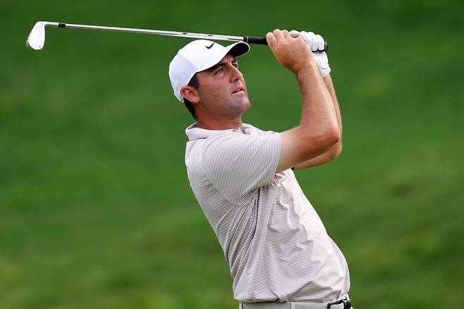 ▲ 1라운드 경기의 스코티 셰플러(미국) ⓒ연합뉴스