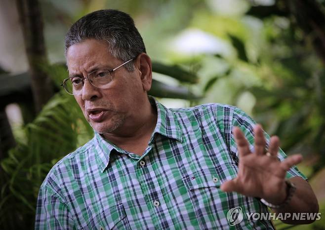 망명지인 코스타리카에서 피살된 로베르토 삼캄 니카라과 예비역 소령 [AFP 연합뉴스 자료사진. 재판매 및 DB 금지]