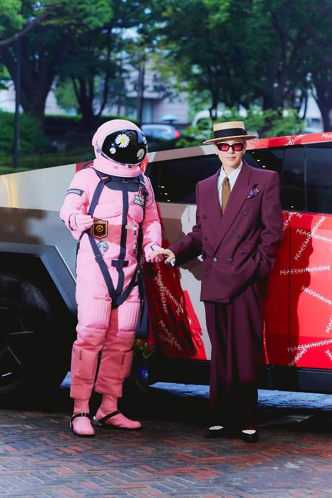 하이볼 신제품 출시 행사에 참석한 가수 지드래곤 [갤럭시코퍼레이션 제공. 재판매 및 DB 금지]