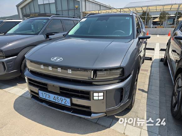 현대차 '디 올 뉴 넥쏘' 정측면. [사진=김종성 기자]