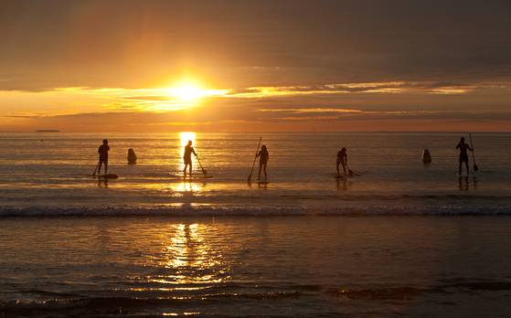 충남 서해안을 대표하는 태안 만리포해수욕장이 7월 5일 문을 열고 관광객을 맞는다. [중앙포토]
